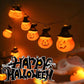 Guirlande lumineuse d'Halloween à LED blanc chaud