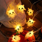 Guirlande LED d'Halloween à piles et motifs décoratifs