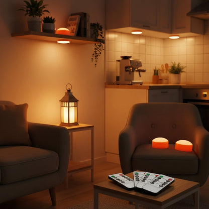 Lampe LED pour citrouille à télécommande et minuterie