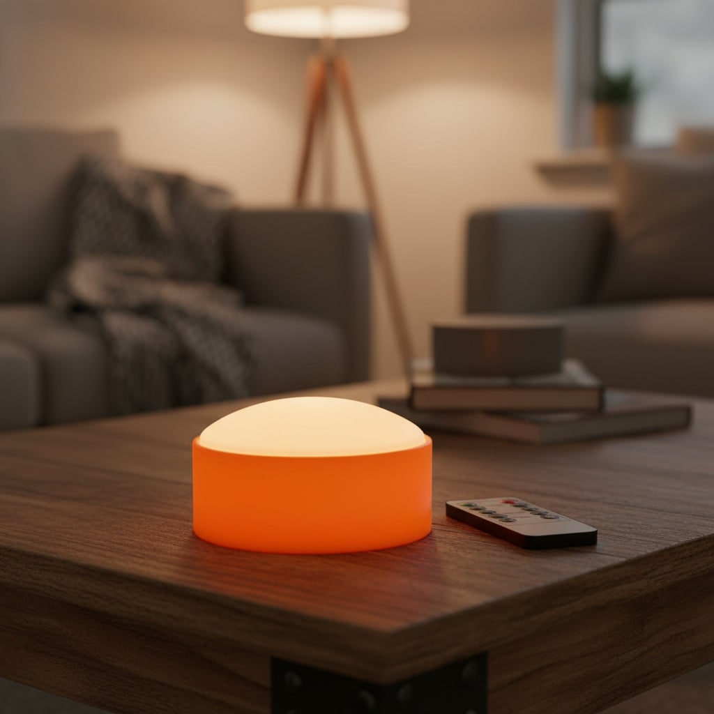 Lampe LED pour citrouille à télécommande et minuterie