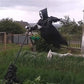 Décoration de fantôme à capuche sur piquet de jardin