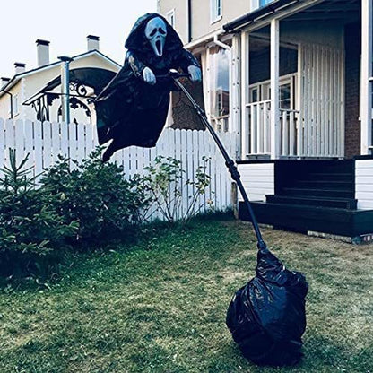 Fantôme décoratif d'Halloween sur piquet, 70 × 40 cm