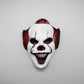 Masque de clown de déguisement avec cheveux décoratifs