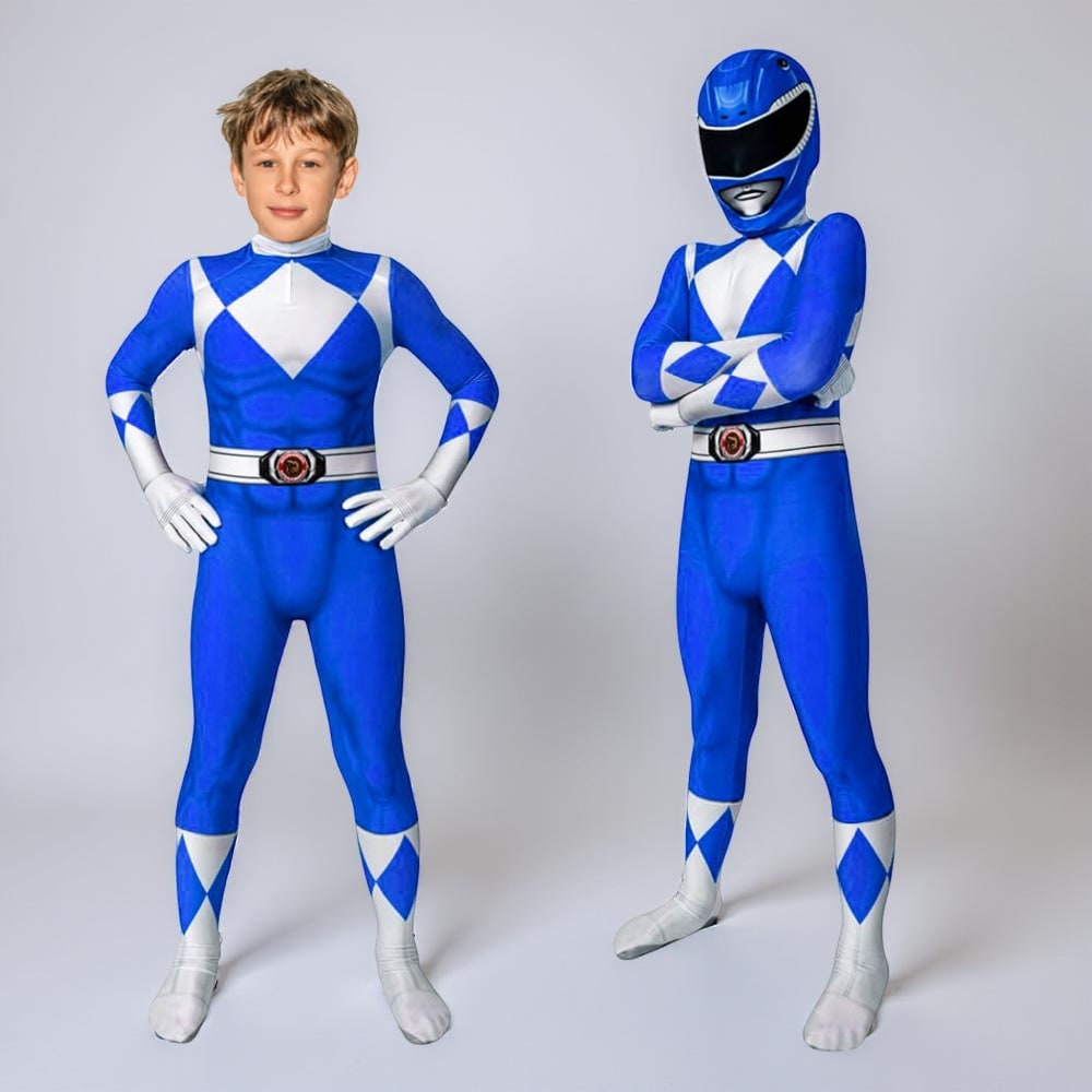 Combinaison de costume de super-héros avec masque