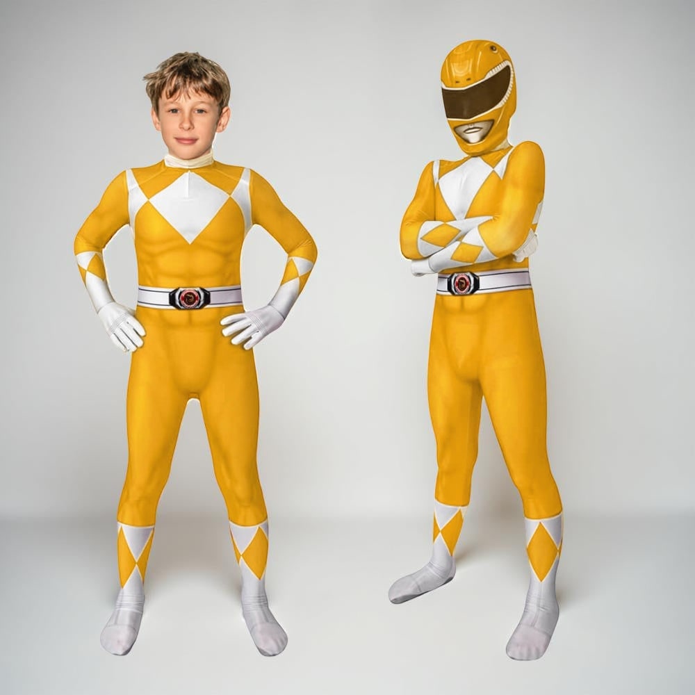Combinaison de costume de super-héros avec masque