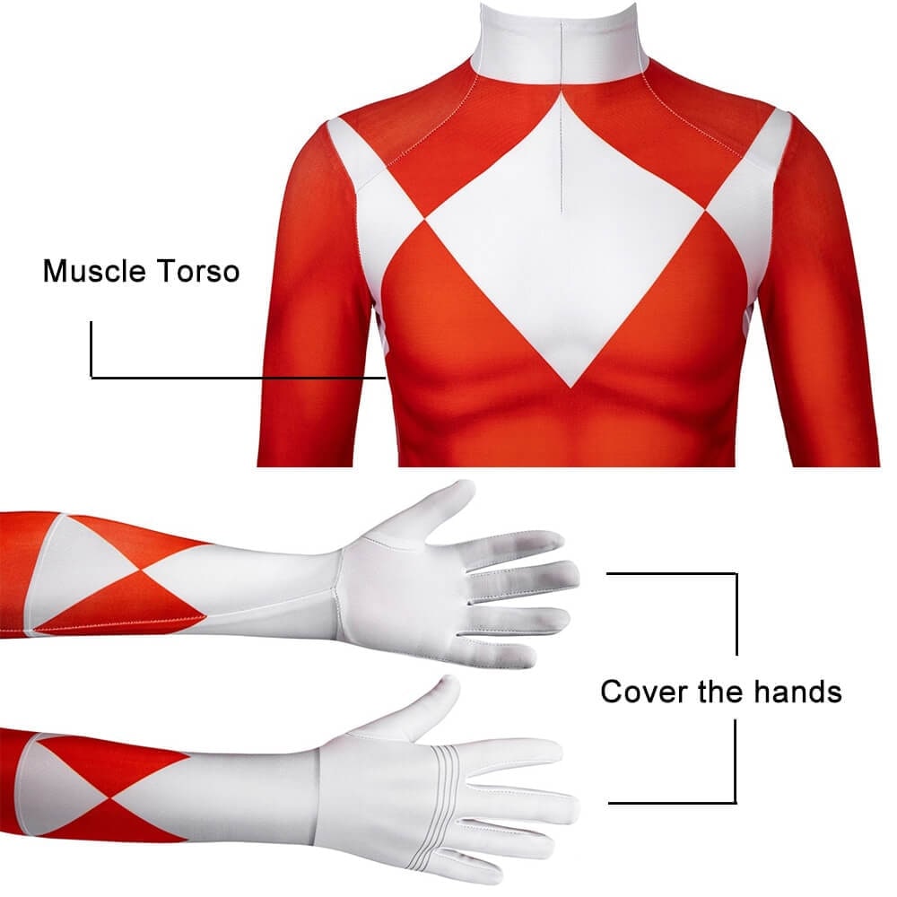 Combinaison de costume de super-héros avec masque