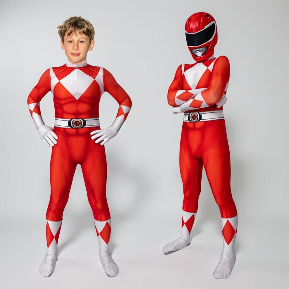 Combinaison de costume de super-héros avec masque