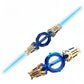 Épée jouet lumineuse double à lames extensibles