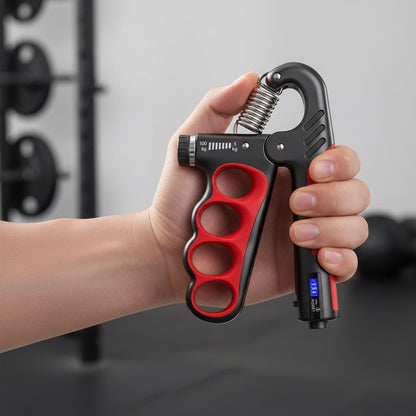 Pince de musculation de la main à compteur numérique, 5 à 100 kg