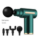 Mini pistolet de massage à quatre têtes et écran LED