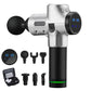 Pistolet de massage rechargeable à six têtes avec mallette