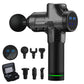 Pistolet de massage rechargeable à six têtes avec mallette