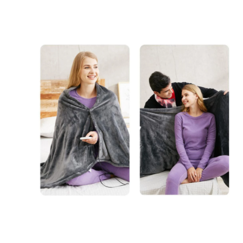 Couverture chauffante à porter en polaire USB