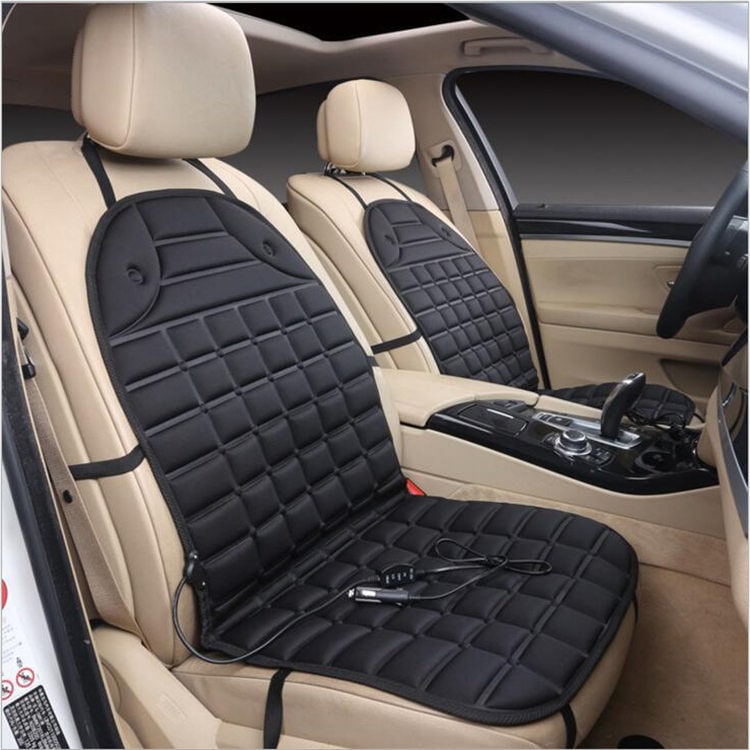 Coussin de voiture matelassé avec option chauffage 12 V