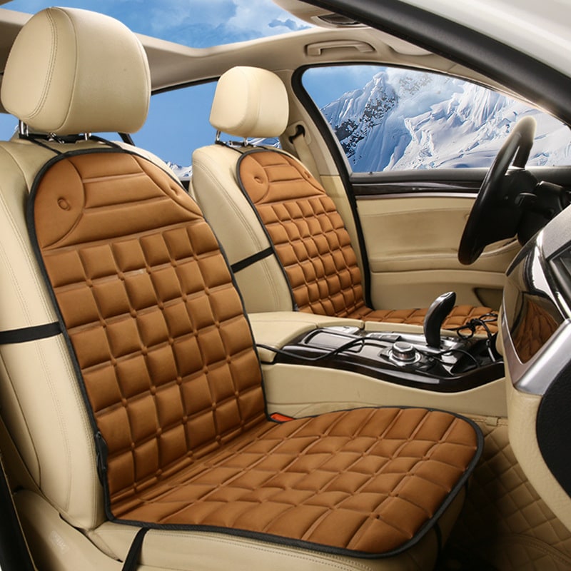 Coussin de voiture matelassé avec option chauffage 12 V