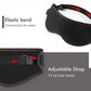Masque chauffant USB pour les yeux avec sangle réglable