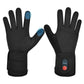 Gants chauffants tactiles avec batterie et chargeur double