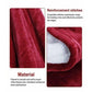 Plaid chauffant en flanelle doublée polaire à six températures
