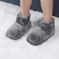 Chaussons bottillons chauffants USB en peluche