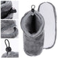 Chaussons bottillons chauffants USB en peluche