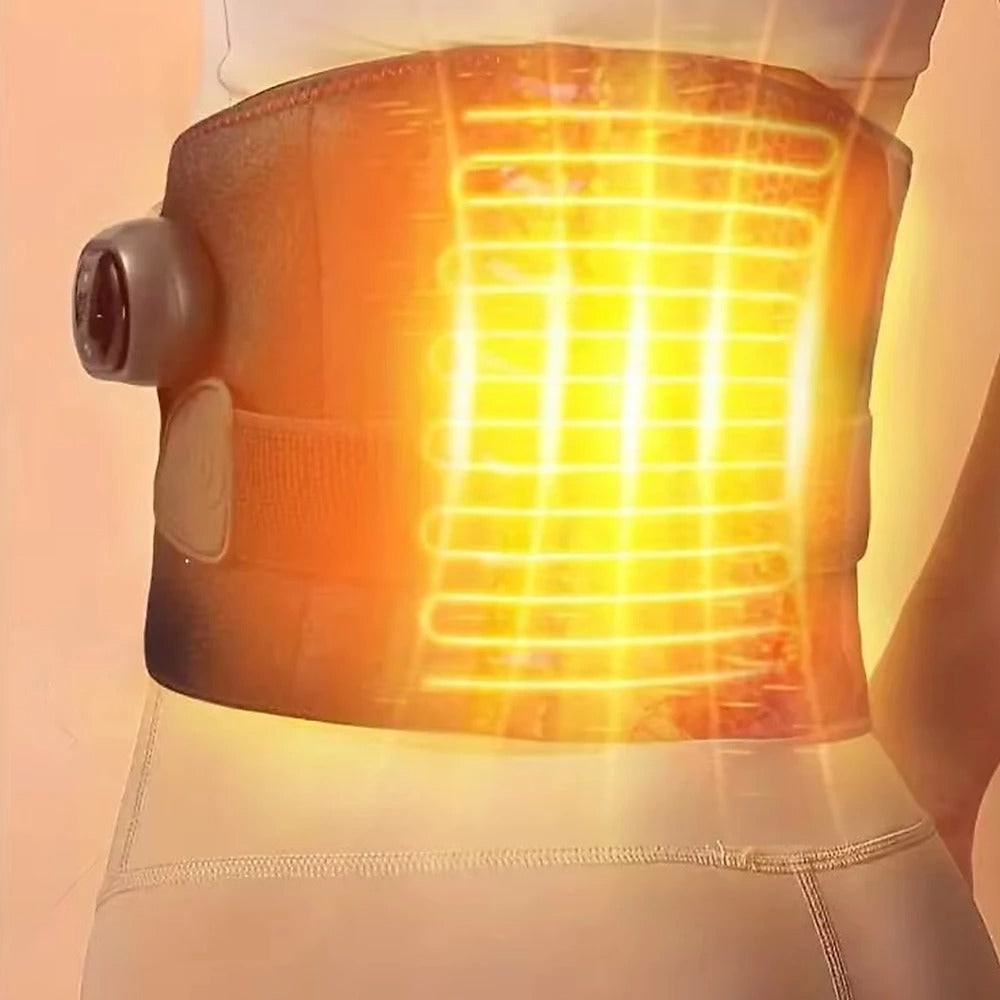 Ceinture chauffante lombaire USB-C avec vibrations réglables
