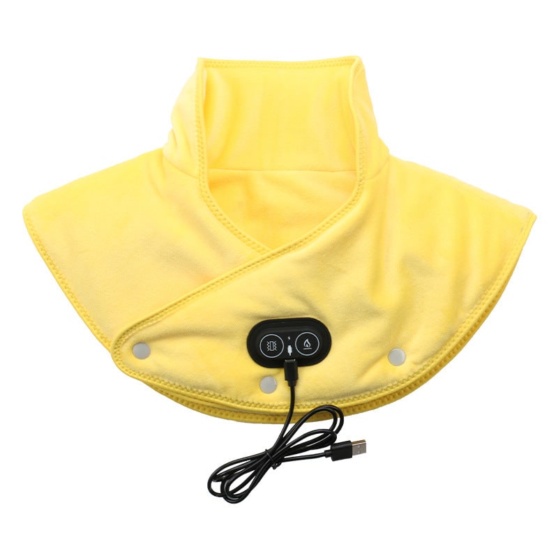 Coussin chauffant de nuque et épaules USB avec vibrations
