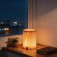 Lampe de table LED rechargeable en bois – image 2