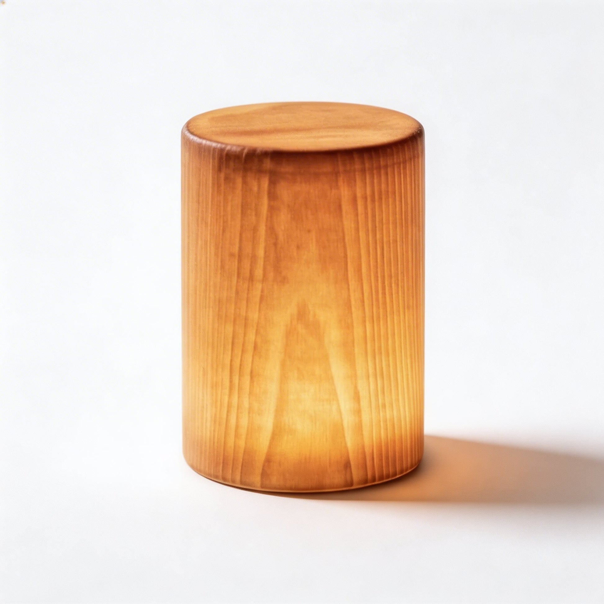 Lampe de table LED rechargeable en bois – image 3