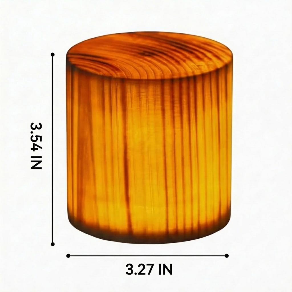 Lampe de table LED rechargeable en bois – image 5