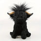Peluche vache des Highlands à poils longs, environ 25 cm