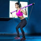 Barre de Pilates démontable avec bandes de résistance