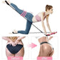 Barre de Pilates démontable avec bandes de résistance