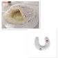 Panier couvert pour chat en peluche avec rebord rembourré