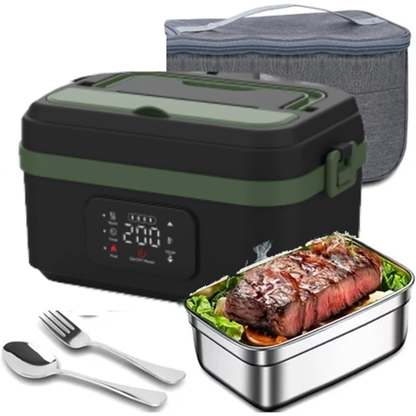 Boîte repas chauffante sans fil à batterie et écran LED