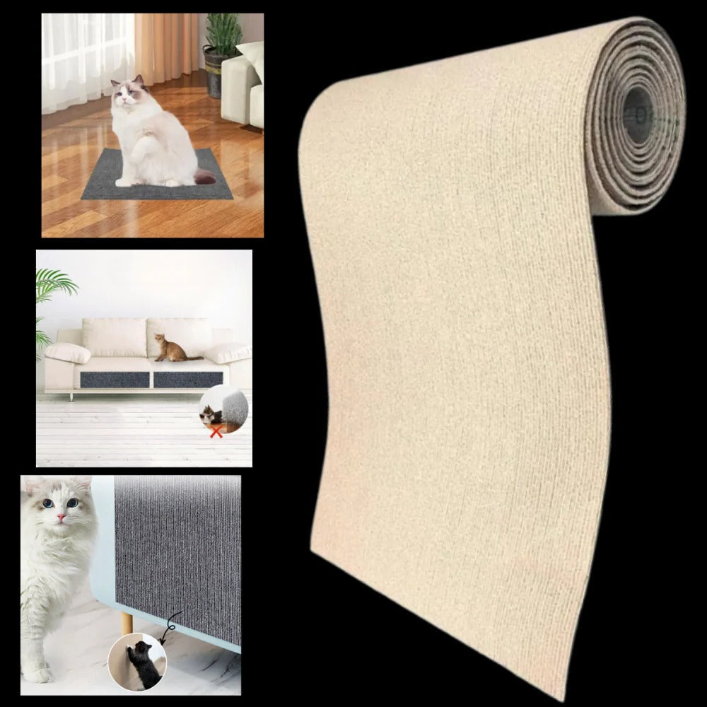 Felineau Griffoir Mural Adhésif pour Chat — Protection Canapé et Murs