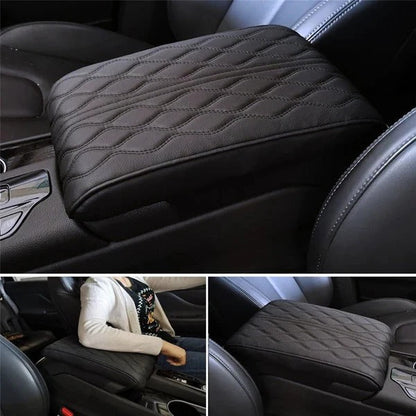 Coussin d'accoudoir de voiture avec bandes de fixation