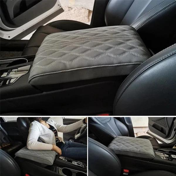 Coussin d'accoudoir de voiture avec bandes de fixation