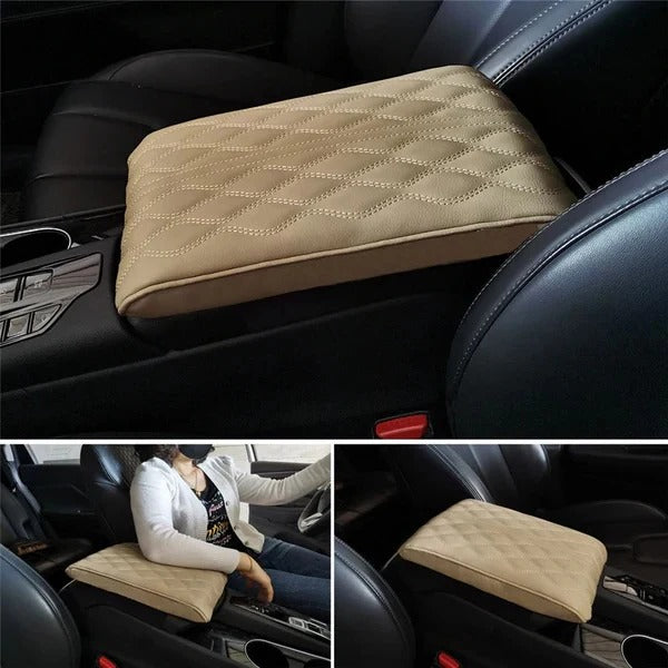 Coussin d'accoudoir de voiture avec bandes de fixation