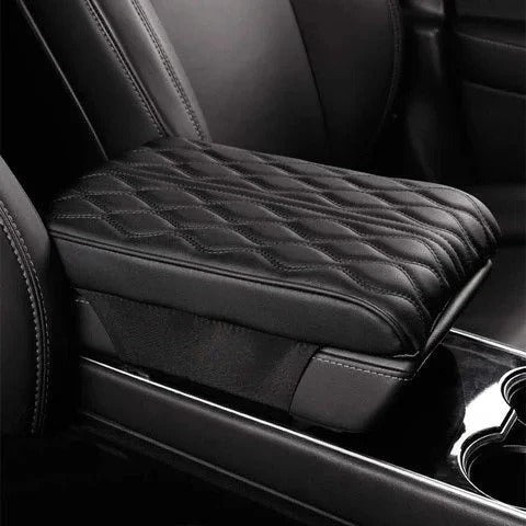 Coussin d'accoudoir de voiture avec bandes de fixation