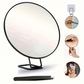Miroir grossissant avec ventouse et support pliable