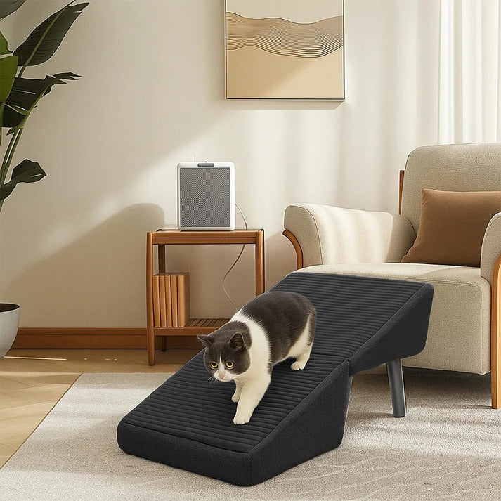 Felineau Rampe Escalier 2 en 1 pour Chien | Accès Sécurisé Canapé Lit et Voiture