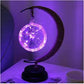 Lampe décorative LED à lueur lunaire, hauteur 27 cm