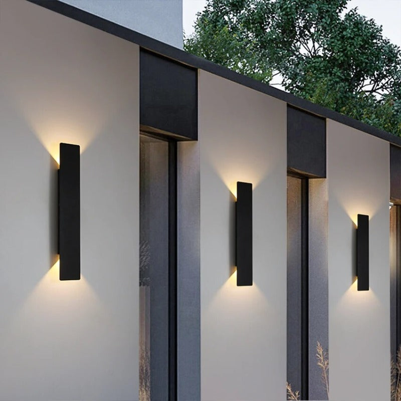Applique extérieure à double éclairage en aluminium IP65