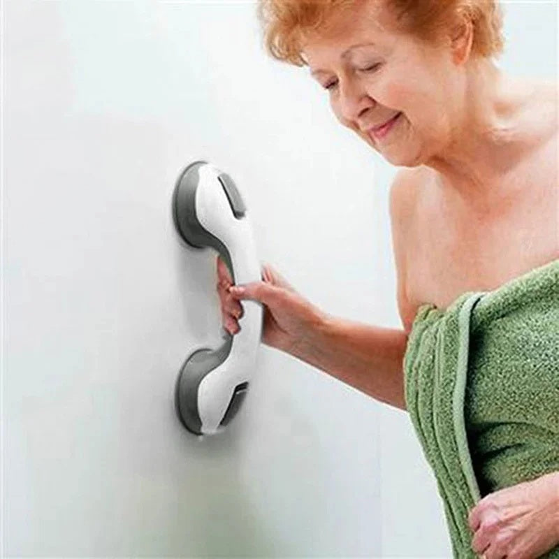Poignée de maintien de salle de bain à ventouses