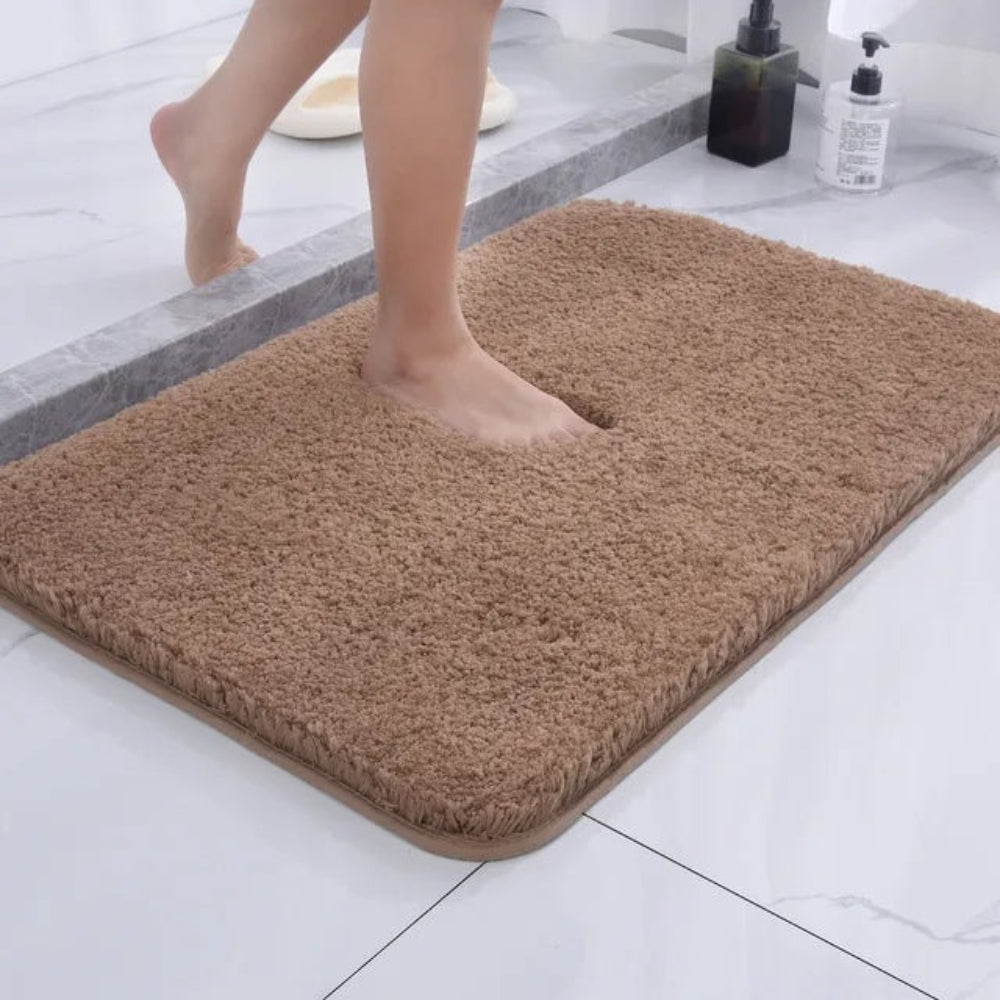 Tapis de bain doux avec envers antidérapant