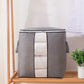 Sac de rangement zippé pour vêtements et linge de lit