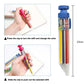 Crayon multicolore 8 en 1 à mécanisme à clic
