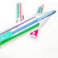 Crayon multicolore 8 en 1 à mécanisme à clic