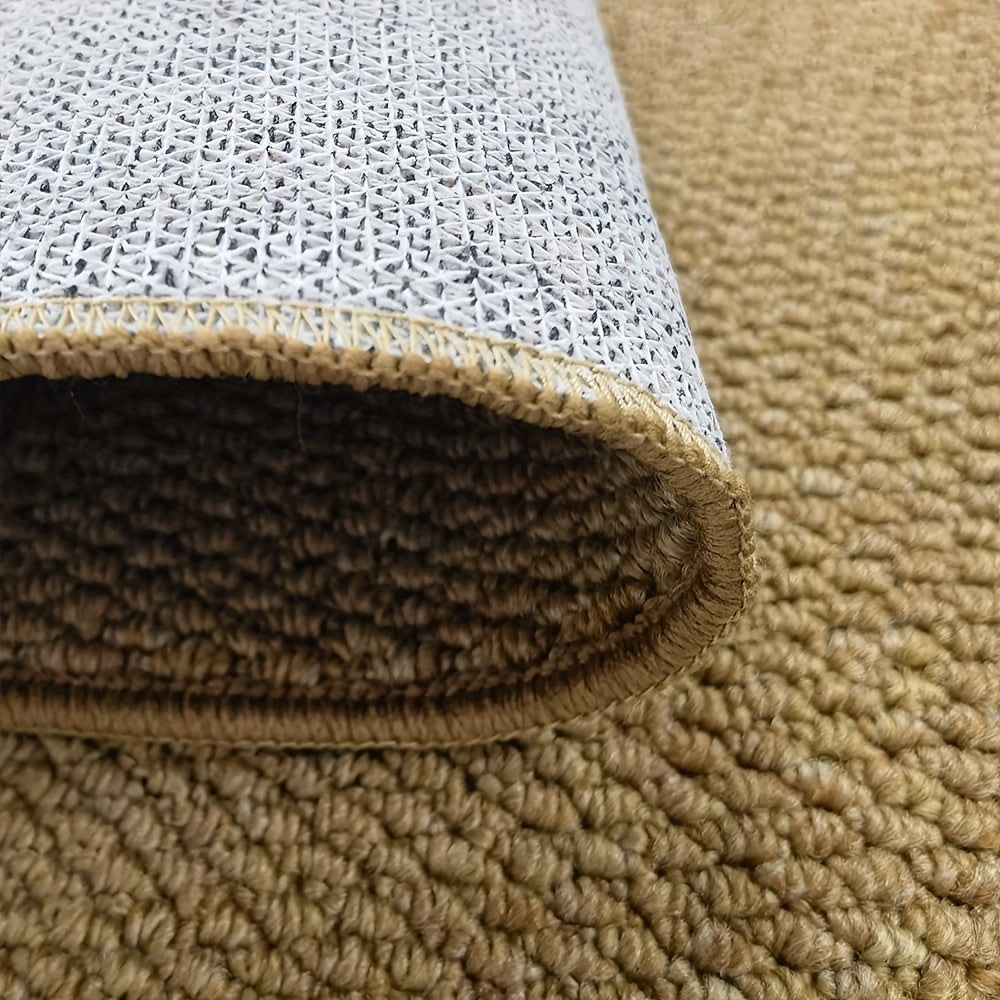 Tapis d'entrée tissé antidérapant à aspect sisal