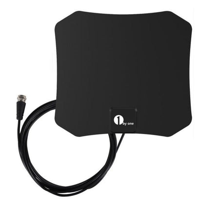 Antenne TV intérieure plate avec câble coaxial